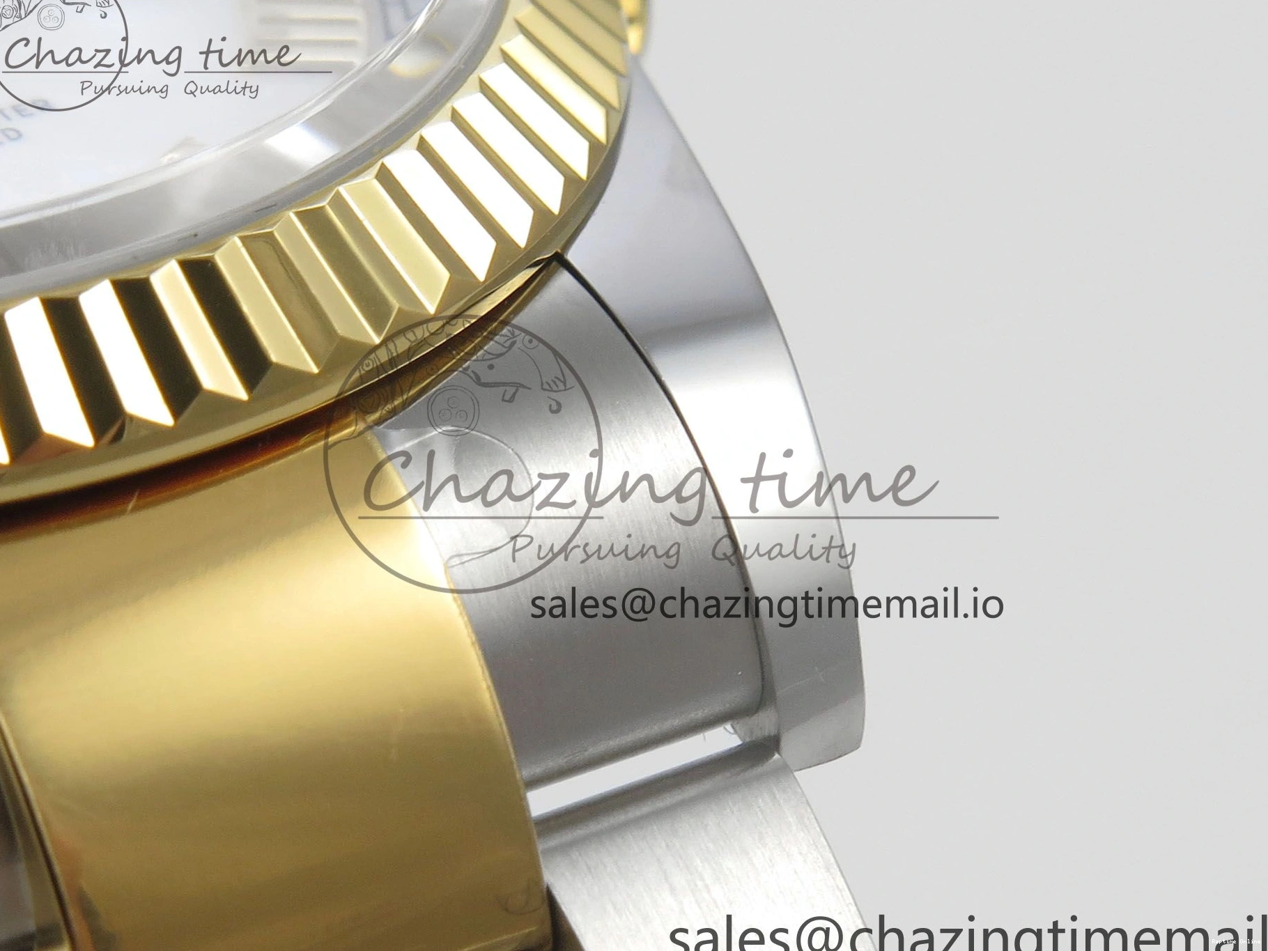 0101 TravelReady DateJust 36 SS YG ARF 1:1 Best Edition 904L Steel White Dial YG Roman on Oyster Bracelet SH 99